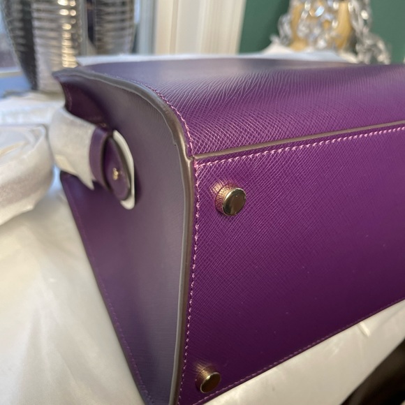 SOLD 💵NWT Kate Spade Madison Plum Satchel - Picture 3 of 7